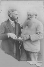 SA1318.35 - Portrait of two men., Winterthur Shaker Photograph and Post Card Collection 1851 to 1921c